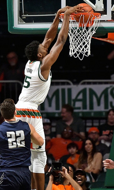 Bruce Brown, Anthony Lawrence power No. 11 Miami past North Florida
